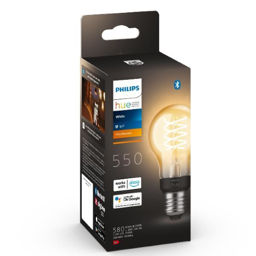 HUE WHITE FILAMENT LAMPADINA A60 E27 40W